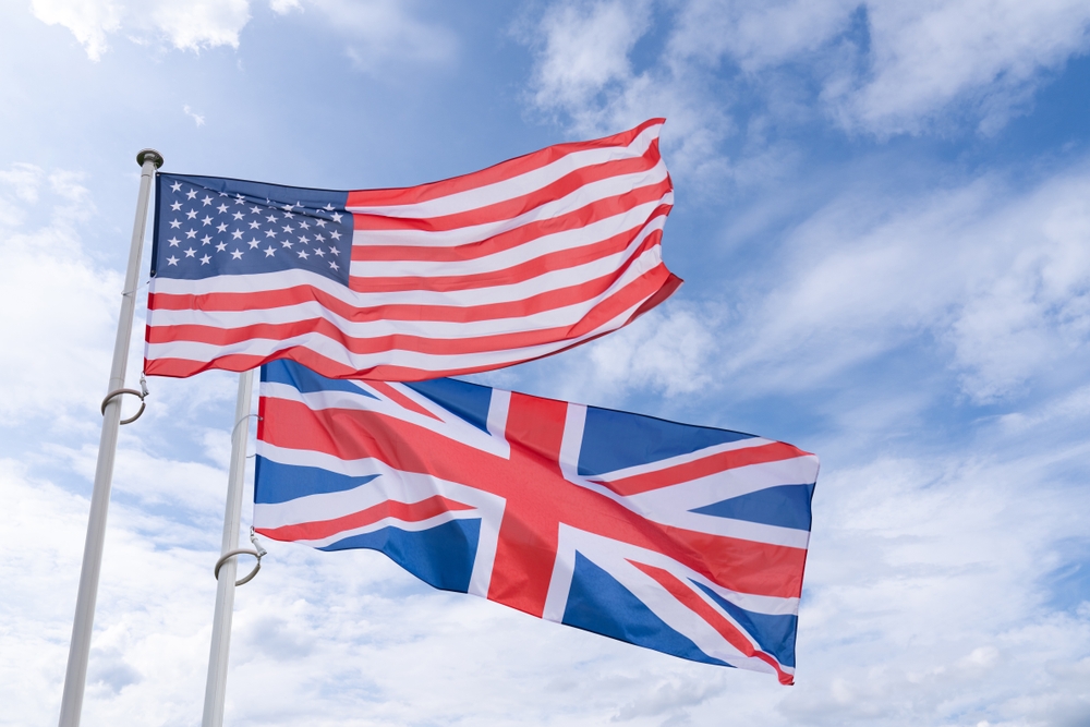 US and UK Flags