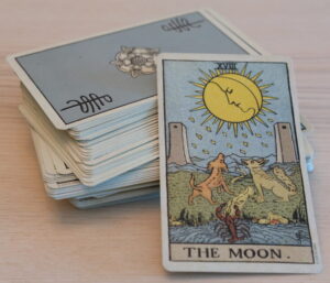 Tarot Deck The Moon scaled e1720934152943 300x257 - 2025 Psychic Astrology Predictions