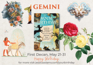 01613 Gemini First Decan 300x212 - The Astrology and Tarot Birthday Book and Decans