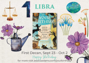 01624 LIBRA FIRST Decan 300x212 - The Astrology and Tarot Birthday Book and Decans