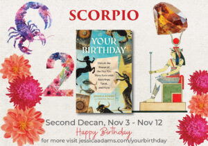 01625 SCORPIO SECOND Decan 300x212 - The Astrology and Tarot Birthday Book and Decans