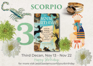 01625 SCORPIO THIRD Decan 300x212 - The Astrology and Tarot Birthday Book and Decans