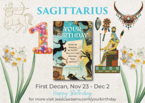 01628 SAGITTARIUS FIRST 300x212 - The Astrology and Tarot Birthday Book and Decans