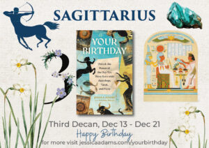 01628 SAGITTARIUS THIRD 300x212 - The Astrology and Tarot Birthday Book and Decans