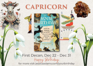 01629 CAPRICORN FIRST v2 300x212 - The Astrology and Tarot Birthday Book and Decans