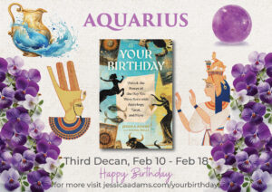 01632 AQUARIUS THIRD 300x212 - The Astrology and Tarot Birthday Book and Decans