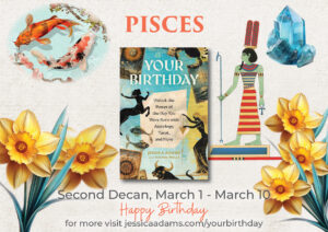 01633 PISCES SECOND 300x212 - The Astrology and Tarot Birthday Book and Decans