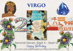 01637 VIRGO SECOND 300x212 - The Astrology and Tarot Birthday Book and Decans