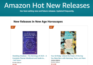 Amazon New Releases 300x211 - Your Weekly Horoscope November 4th to 10th