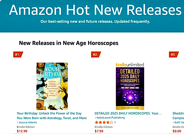 Amazon Hot New Releases New Age Horoscopes 1 - Two Christmas Presents For You